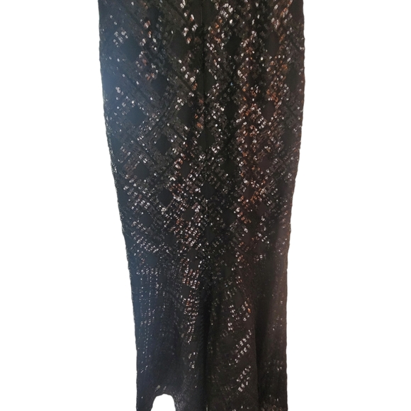 Eliza J Black sequins Gown Size 0 NWOT - Picture 9 of 10